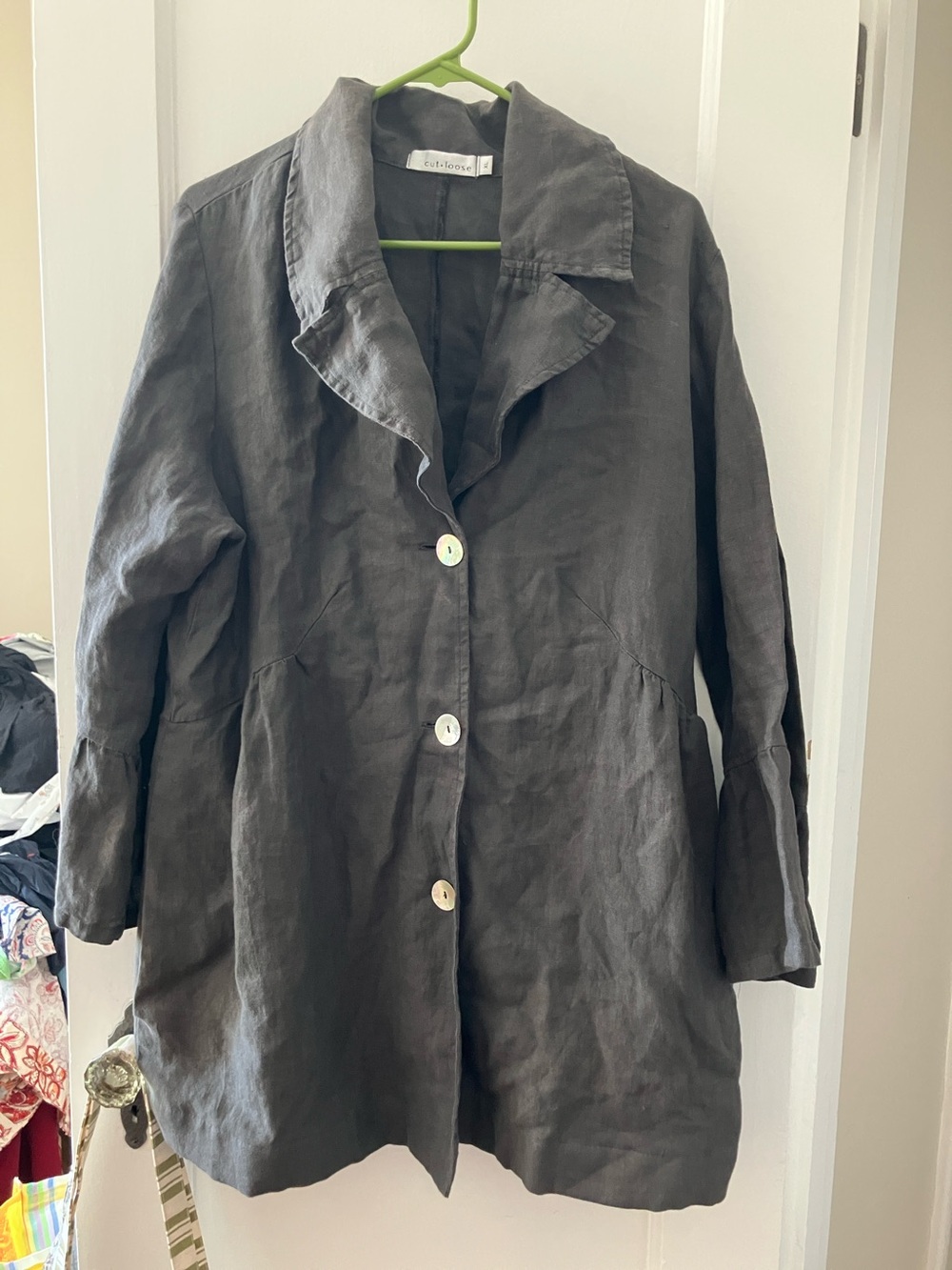 Cut Loose linen coat